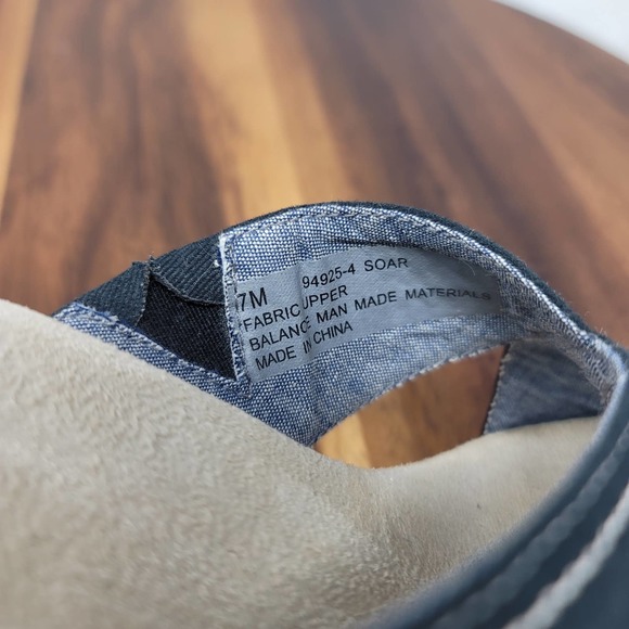 Dr Scholl's Soar Navy Blue Wedge Espadrille Slide Sandals 7M - Picture 7 of 7